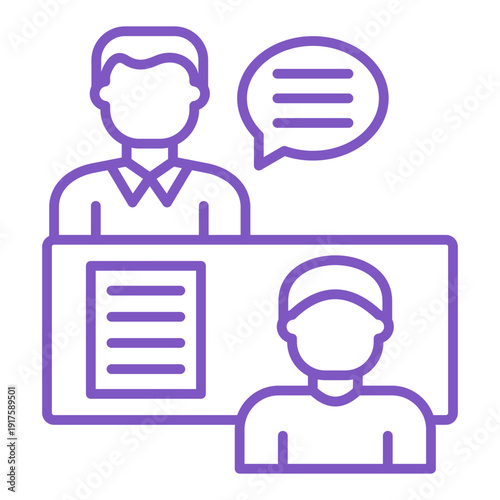 Job interview Icon
