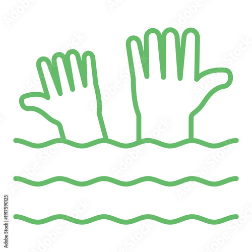 Drowning Icon