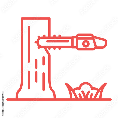 Cutting tree Icon