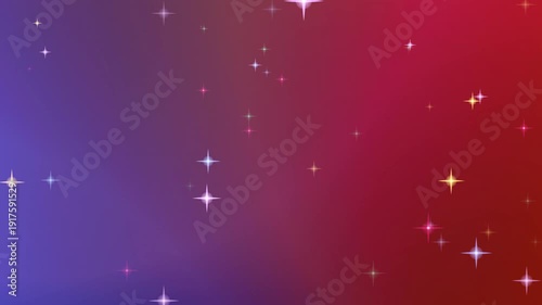 Wallpaper Mural Magical Deep Purple and Red Gradient Background with Glowing Stars and Sparkles Motion Loop for Christmas Holiday or Fantasy Space Concept Torontodigital.ca