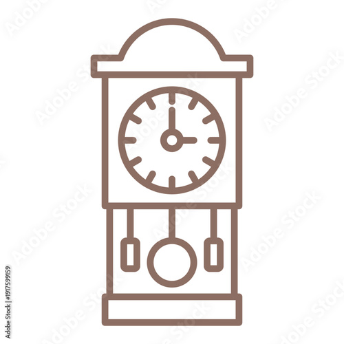 Grandfather clock Icon