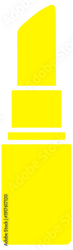 Wallpaper Mural Yellow Silhouette of Lipstick Tube Icon Isolated on Transparent PNG Torontodigital.ca