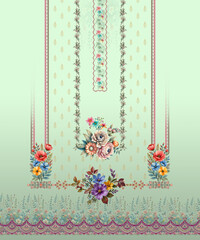 Digial 3piece design for female 