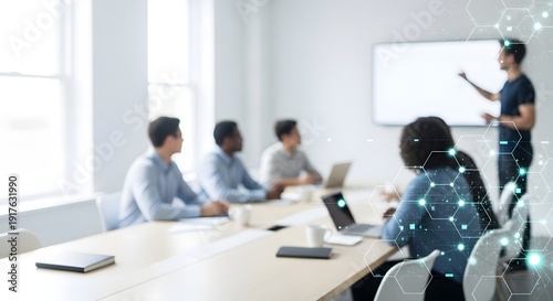 Business Meeting Technology Presentation