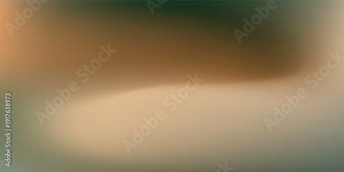 Obraz na płótnie Abstract blurred background with earthy tones and green accents.