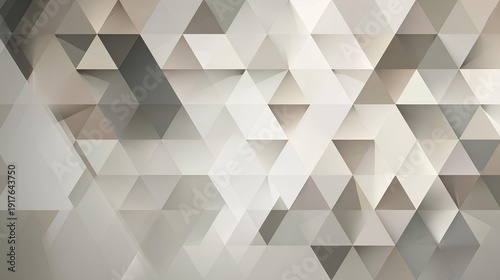 Geometric Harmony in Architecture: A minimalist architectural composition featuring an intricate pattern of intersecting triangular shapes.