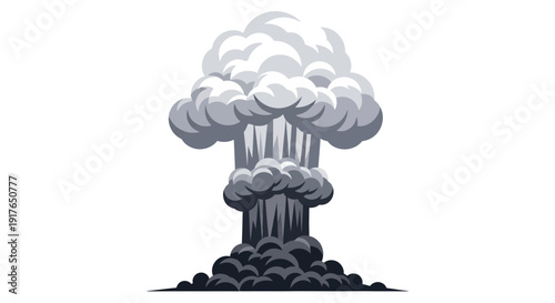 Mushroom Cloud Explosion.