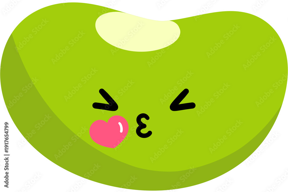 Fototapeta premium Bean Blowing Kiss