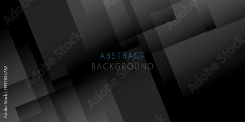 Black background gray dimension message board vector illustration for modern website text and message design