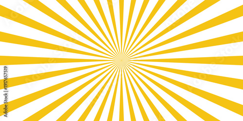 Groovy starburst with colorful rays. Abstract disco striped background. Orange, pink and green sun retro psychedelic design.