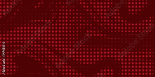 Modern red abstract banner background. Red banner template vector illustration with 3d overlap layer and geometric wave shapes. Futuristic technology digital abstract red colorful design banner.