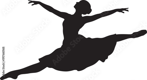 vector of a ballerina