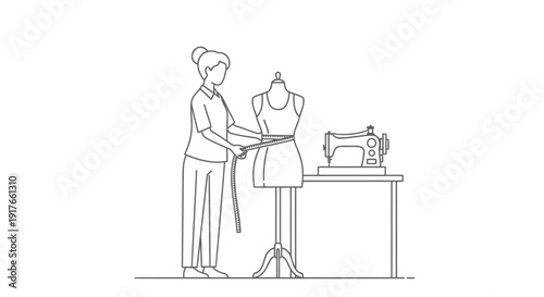Clothing Designer Studio – professional fashion work setup