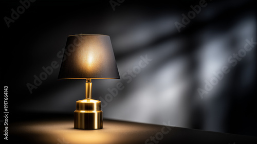Golden Glow of a Table Lamp...