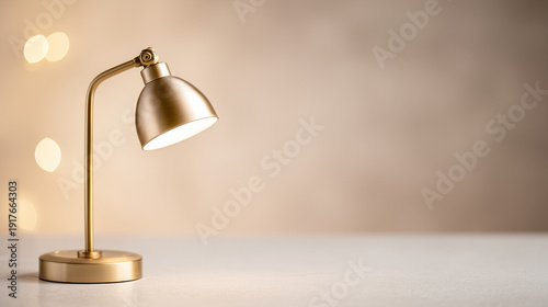 Golden Desk Lamp: Illuminat...