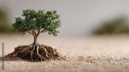 Tree of Life: A lone tree, ...