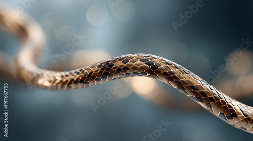 Serpentine Elegance: Close-...