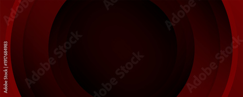 Digital technology futuristic internet network connection dark black background, red abstract cyber information communication,