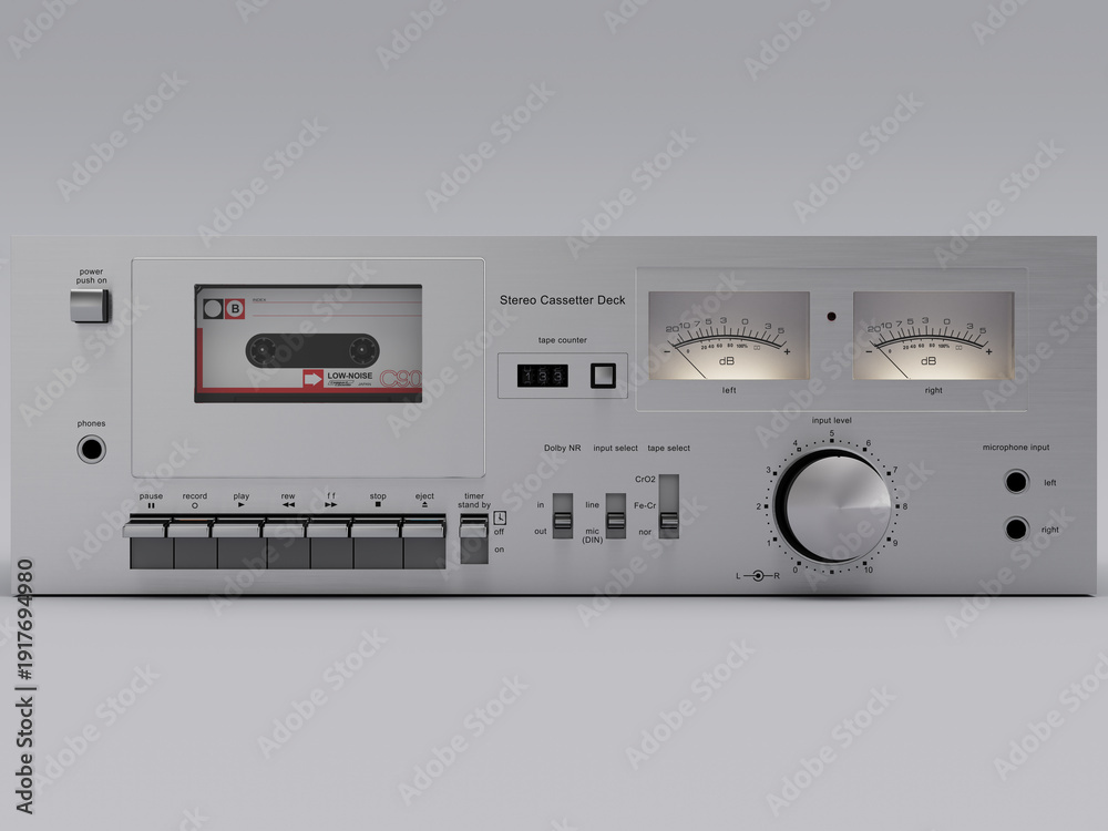 Fototapeta premium Lecteur cassettes vintage