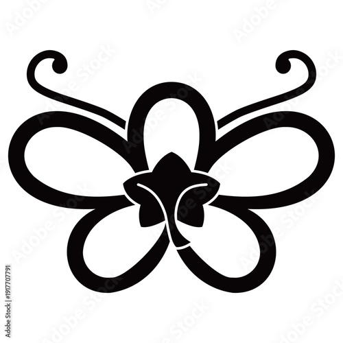 家紋です。中陰梅胡蝶といいます。