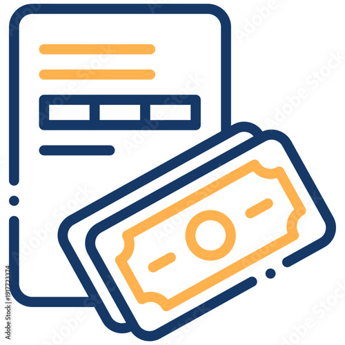 Salary Wage and Finance Payroll Money Vector Icon