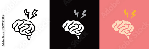 脳の刺激アイコン