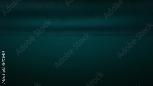Calm turquoise sea fades into mist at the horizon beneath a soft, atmospheric sky, creating a minimalist, tranquil seascape ideal for backgrounds and mood imagery