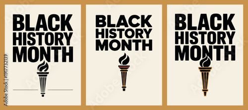 Black History Month with Torch Design