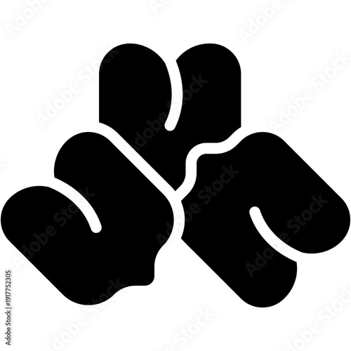 Chickpeas Healthy Vegetarian Snack Food and Restaurant Vector Illustration