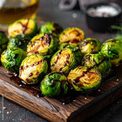 Rosenkohl mit Balsamico-Glasur