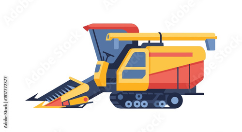 Combine Harvester Machine Equipment.