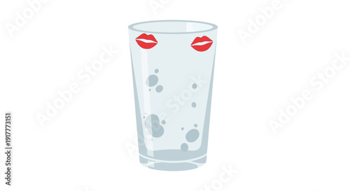 Glass of Water with Ice.