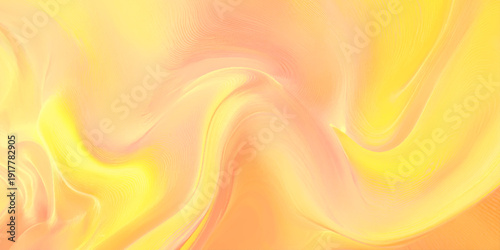 liquid background with vibrant orange and yellow silk swirls and soft glowing light of elegant motion and soft luminescence, perfect for luxury branding.
