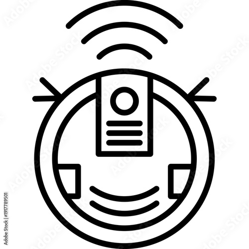 Robot Vacuum Cleaner Icon