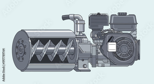 Industrial Air Compressor Machine.
