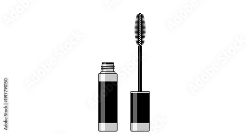 Mascara Tube and Wand.