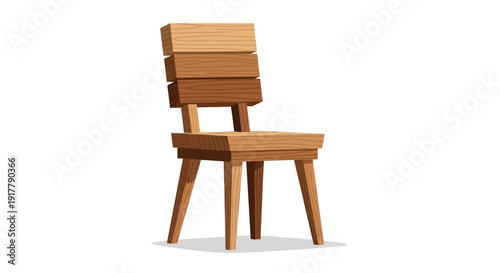 Modern Wooden Chair Design.