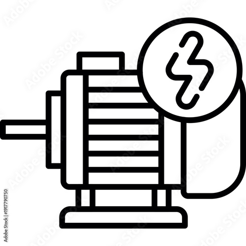 Electric Motor Icon