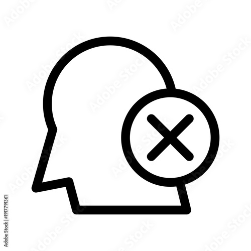 Non Ai Icon Vector Symbol Design Illustration
