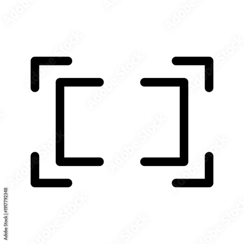 Size Icon Vector Symbol Design Illustration