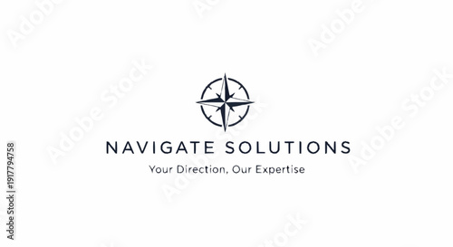 Compass Logo Navigation Direction Expertise.