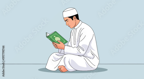 Scientist or researcher deeply engrossed in reviewing printed documents.