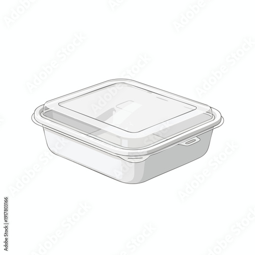 Reusable Food Storage Container with Lid for Fresh and Organized Meals