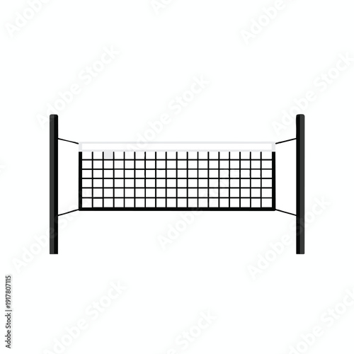 Indoor Tennis Net Set Up for Recreational Play