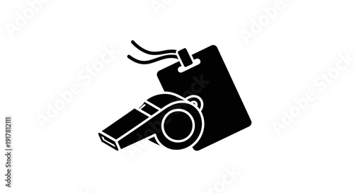 Black Whistle Sports Referee Equipment.