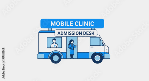 A Mobile Medical Unit Ready To Serve And Provide Healthcare Solutions To The Needy