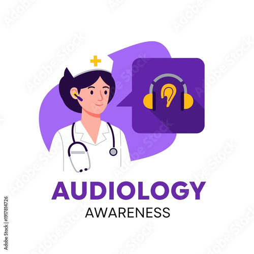 Audiology Expert Presenting Innovative Hearing Solutions and Promoting Sound Wellness Programs