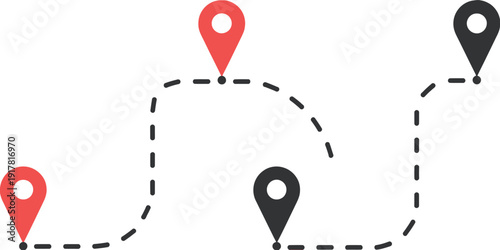 Navigation vector, road map vector for ranked transportation graphics, city mapping visuals, route planning illustrations,