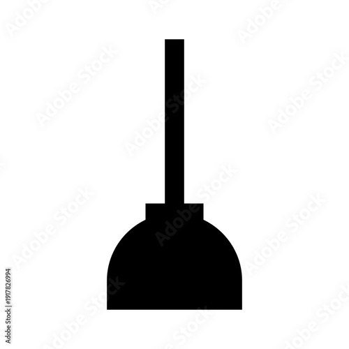 black plunger icon