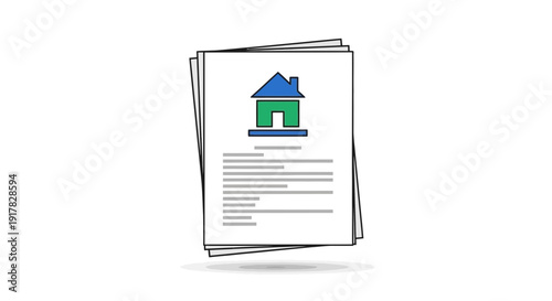 Documents with House Icon on Top Page.